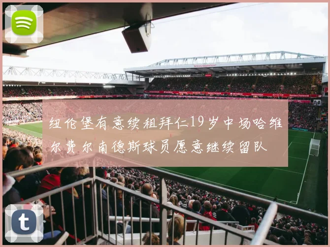 纽伦堡有意续租拜仁19岁中场哈维尔费尔南德斯球员愿意继续留队